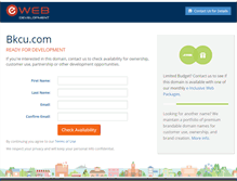 Tablet Screenshot of bkcu.com